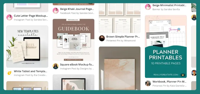 make money with canva printables